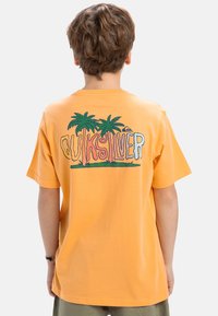 Quiksilver SUNNY PALMS  - Tričko s potlačou - chamois