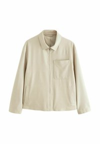 REGULAR FIT - SMART LIGHTWEIGHT STRIPED TEXTURED - Summer jacket - neutral