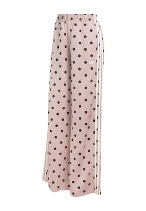adidas Originals, SATIN POLKA DOTS WIDE LEG PANT - Pantaloni - dual lilac