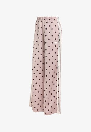 adidas Originals, SATIN POLKA DOTS WIDE LEG PANT - Pantaloni - dual lilac