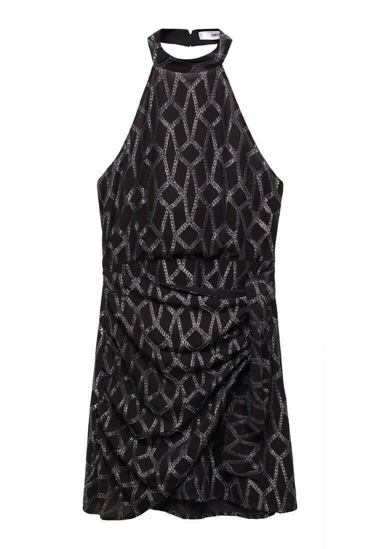 Mango Cocktailjurk zwart Mango Cocktailjurk zwart