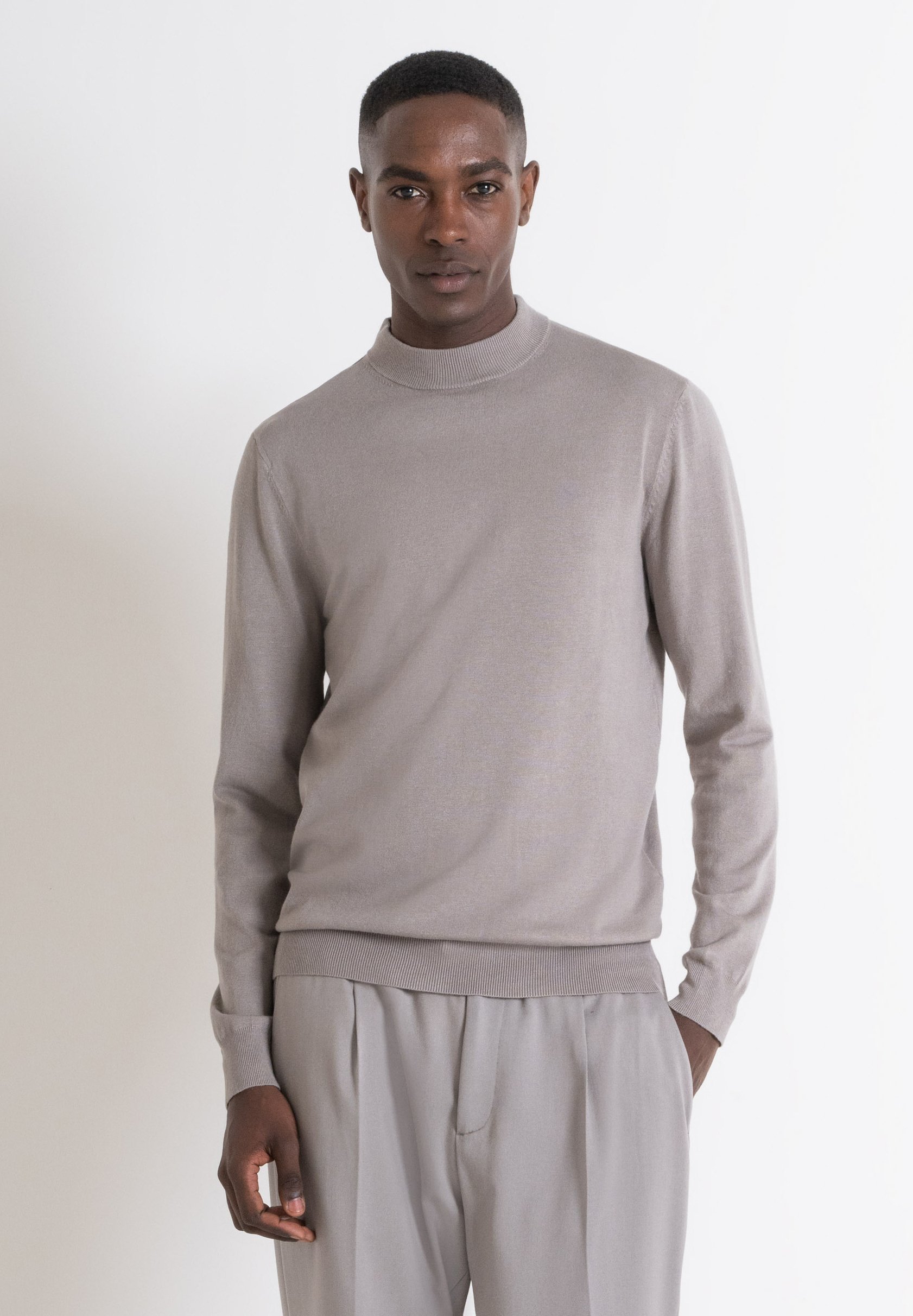 Antony Morato REGULAR FIT Pullover clay/gris clair