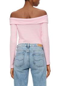 QS OFF-SHOULDER  - Langarmshirt - zartrosa