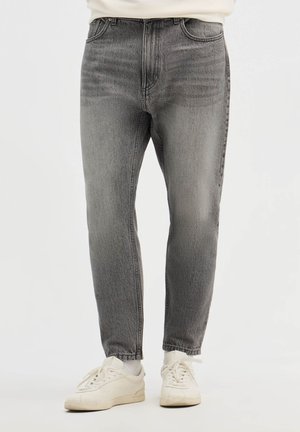 Terranova PANTALONE JEANS LUNGO TINTA UNITA - Jeans Tapered Fit - grigio denim
