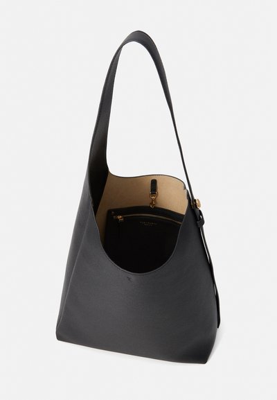 Tory Burch ROMY HOBO - Shopping bag - black