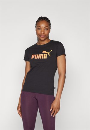 Puma SUMMER SPORTS TEE - Nyomott mintás póló - black