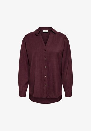 JDY, JDYNINA L/S SHIRT WVN NOOS - Skjortebluser - winetasting