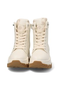 Guess BISSONN - Stivaletti con plateau - beige