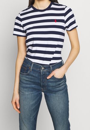 Print T-shirt - dark blue