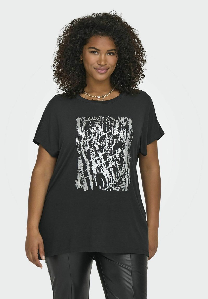 Only Carmakoma Milda t-shirt sort main image 1