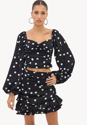LOAVIES, MOONLIT MELODY - Blouse - dots small black