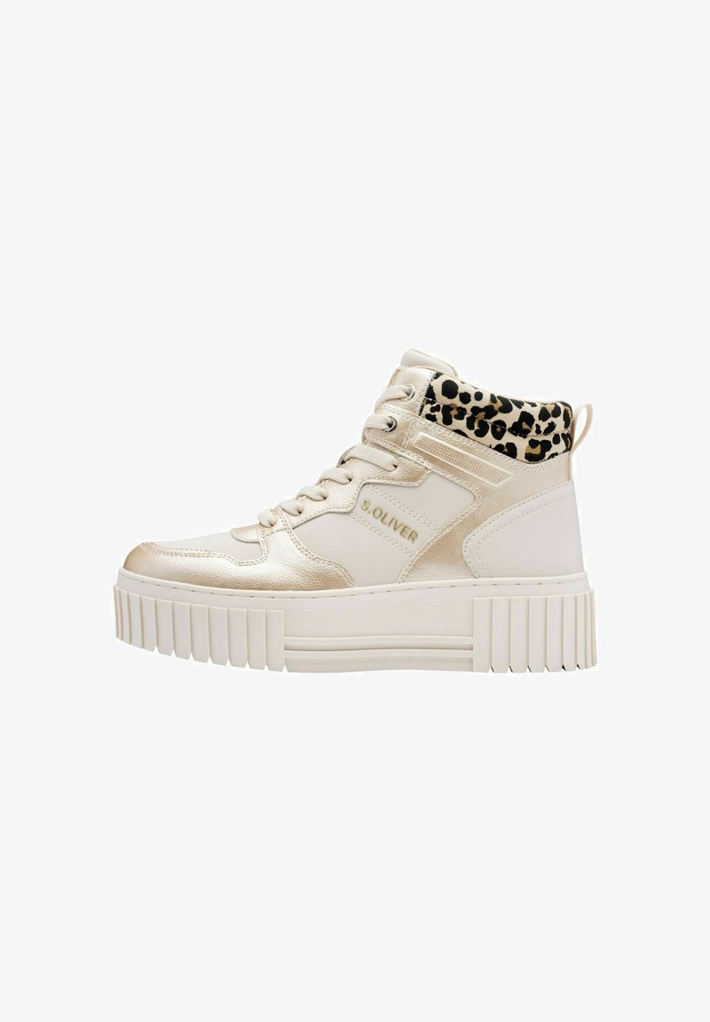 s.Oliver High-top trainers - beige comb