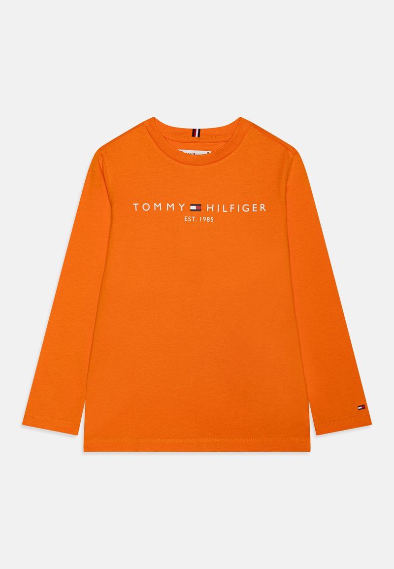 Tommy Hilfiger ESSENTIAL TEE UNISEX - Long sleeved top - orange thunder