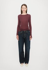 CLOSED LONGSLEEVE - Top s dlhým rukávom - dark raisin red
