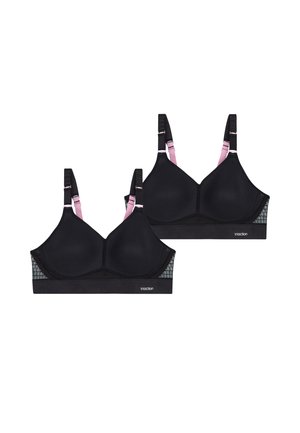 2-PACK  - Soutien-gorge invisible - black