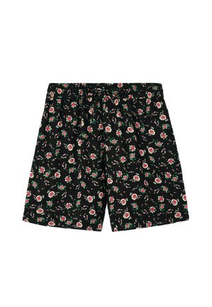 Promod, SHORT À FLEURS - Short - imprimé noir