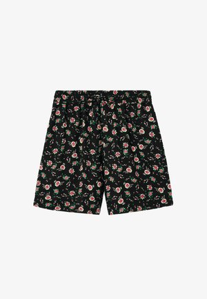 Promod, SHORT À FLEURS - Short - imprimé noir