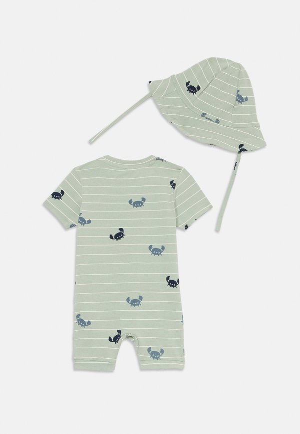 NBMVROELS SUNSUIT SET - Jumpsuit - aqua gray3