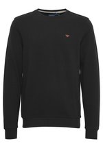 Felpa Uomo Blend Cotone - Tasca Petto, Coste A Contrasto, Sostenibile BCI, Vestibilità Regolare - copertina