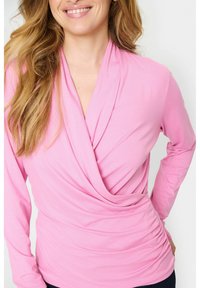 Saint Tropez VIGGASZ WRAP - Top s dlhým rukávom - fuchsia pink