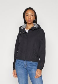 JDY - JDYHAZEN SHINE JACKET - Suvejakk - black/white Väikepilt 1