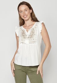 Koroshi SHORT SLEEVE - Camicetta - blanco/white