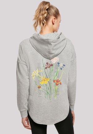 F4NT4STIC SCHMETTERLING BLUMEN - Hoodie - grey