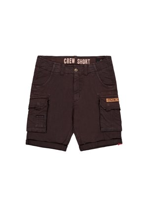 Alpha Industries CREW - Kratke hlače - hunter brown