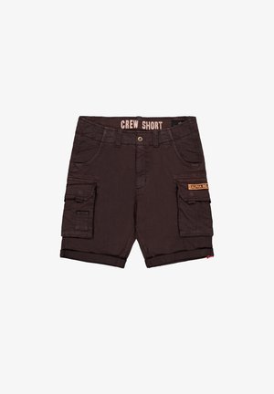 Alpha Industries CREW - Kratke hlače - hunter brown