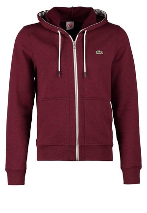 Sweat zippé - bordeaux