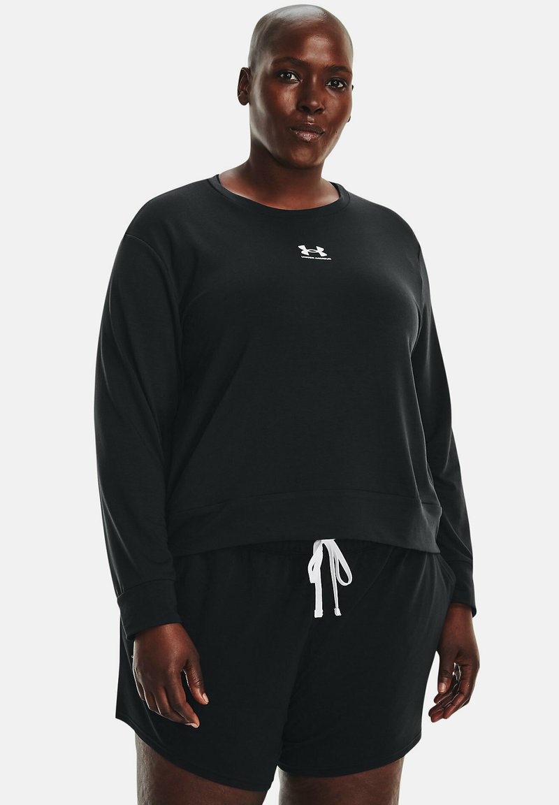 Under Armour RIVAL TERRY CREW Sweatshirt black/schwarz Zalando.de