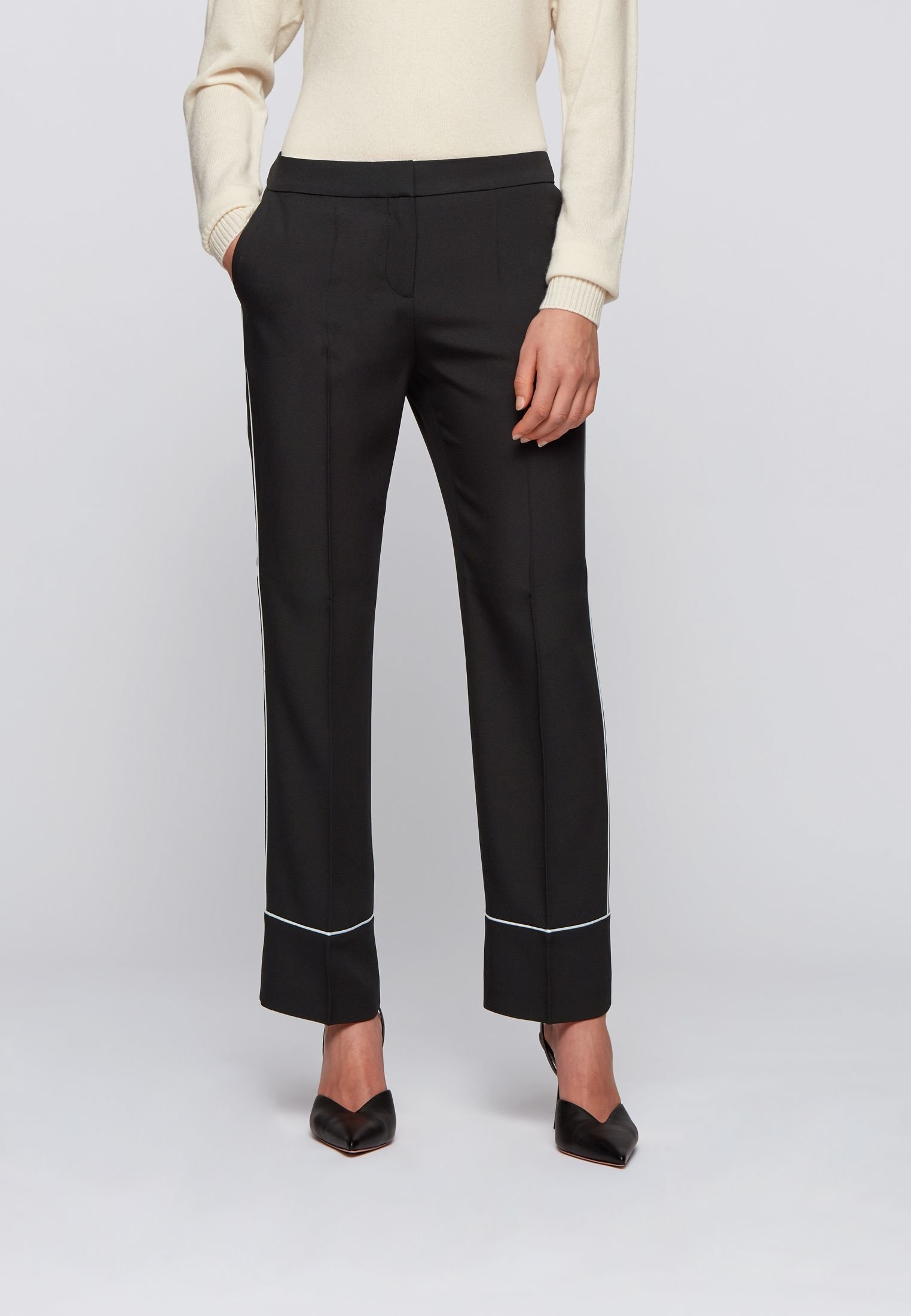 BOSS TUWIMEA - Pantaloni - black/nero - Zalando.it