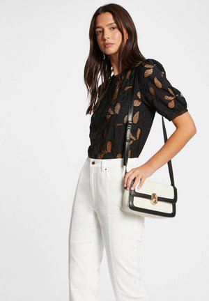 Morgan, SHORT-SLEEVED WITH EMBROIDERY - Camiseta estampada - noir