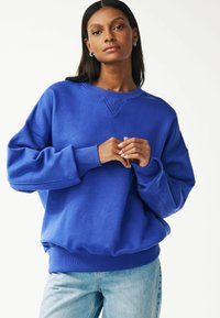 Next - LONGLINE CREW NECK  REGULAR FIT - Športni pulover - blue Miniaturna slika 1