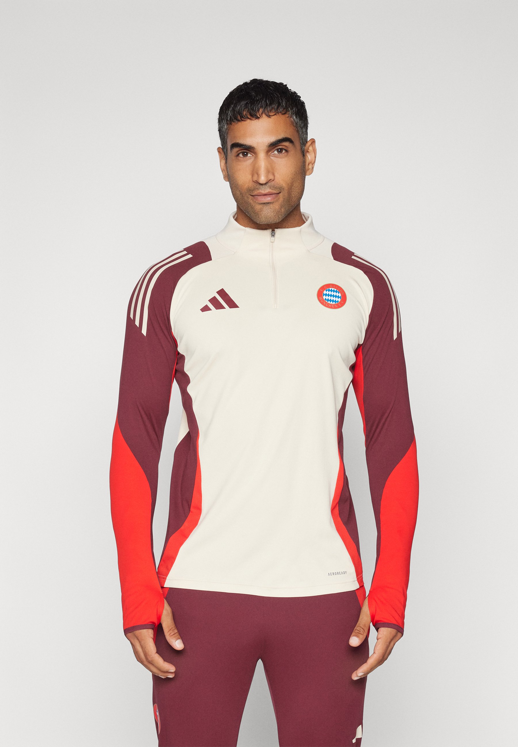 adidas Performance FC BAYERN MÜNCHEN EU TRAINING TOP - Vereinsmannschaften  - beige - Zalando.at