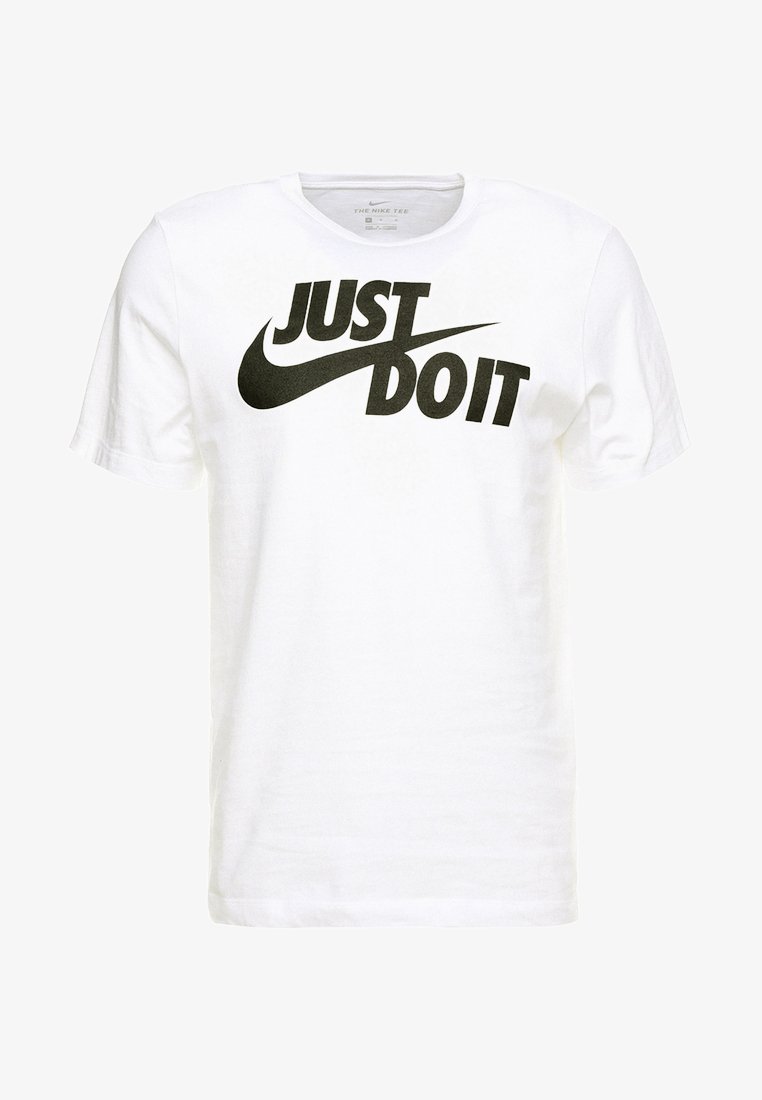Mutuo Melancolía Destino Nike Sportswear TEE JUST DO IT - Camiseta estampada - white/black/blanco - Zalando.es Mutuo Melancolía Destino Nike Sportswear TEE JUST DO IT - Camiseta estampada - white/black/blanco - Zalando.es