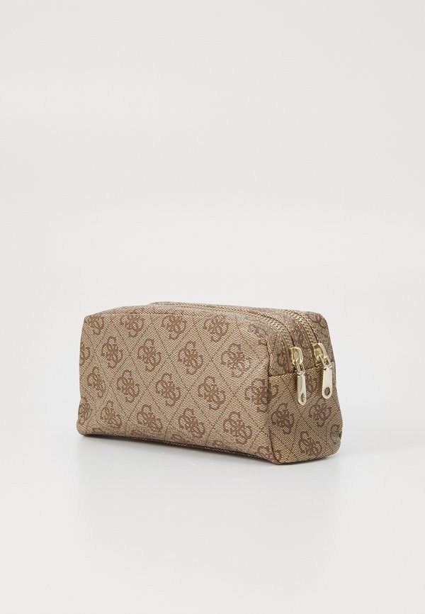 ZAMIRA DOUBLE ZIP - Wash bag - latte4