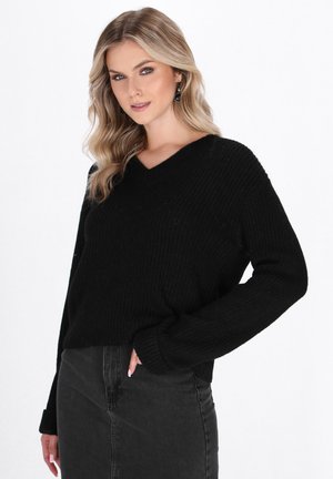 SWEATER - Strickpullover - black