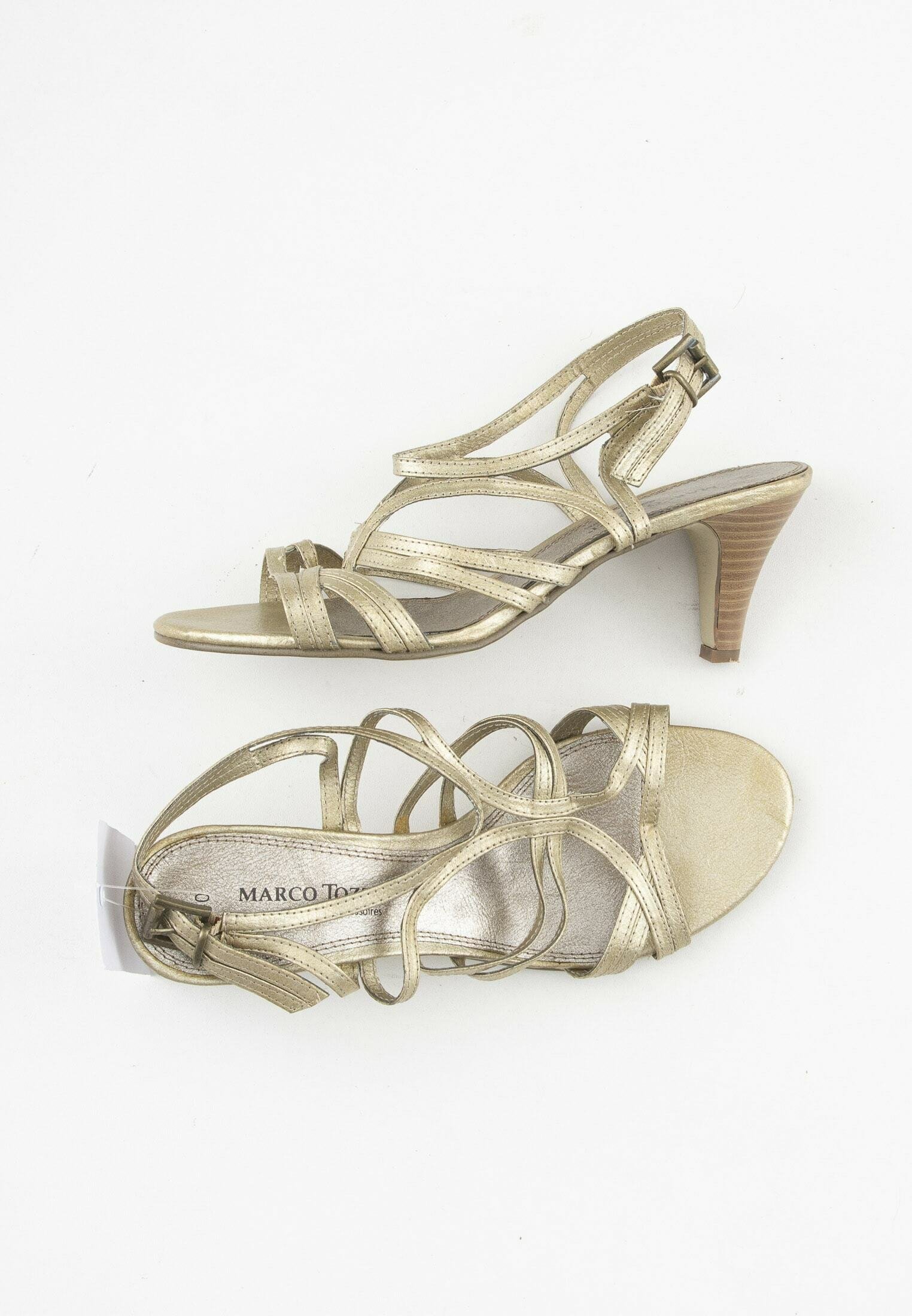 Marco Tozzi Sandalen - gold/goudkleurig - (Pre-owned) - Zalando.be