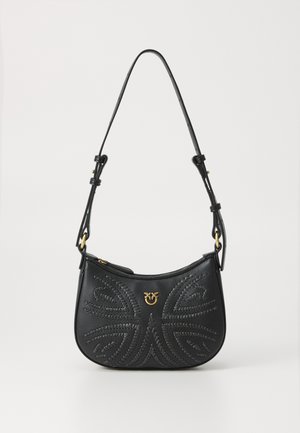 HALF MOON - Sac à main - nero/antique gold-coloured