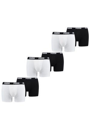 6ER PACK - Boxerbriefs - white black