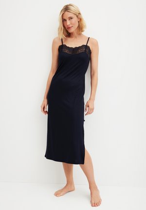 MIT SPAGHETTITRÄGERN - Nachthemd - dark lapis blue