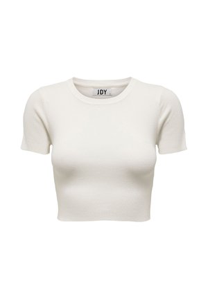 JDY, CIRKELINE - T-shirt basic - cloud dancer