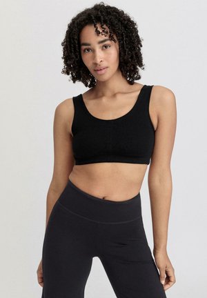 hessnatur FITTED - Top - schwarz