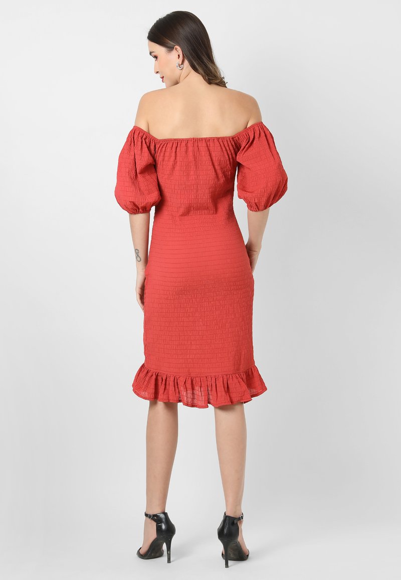 Damen Freizeitkleider | Campus Sutra TRIM Etuikleid orange - DY36775 Damen Freizeitkleider | Campus Sutra TRIM Etuikleid orange - DY36775