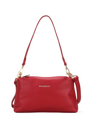DE PEQUEÑO CON CREMALLERA - Cross body bag - rojo