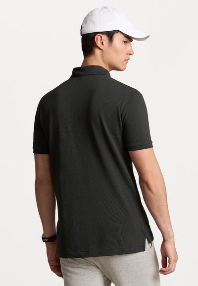 Polo Ralph Lauren CLASSIC FIT LOGO MESH POLO SHIRT - Πόλο - faded black