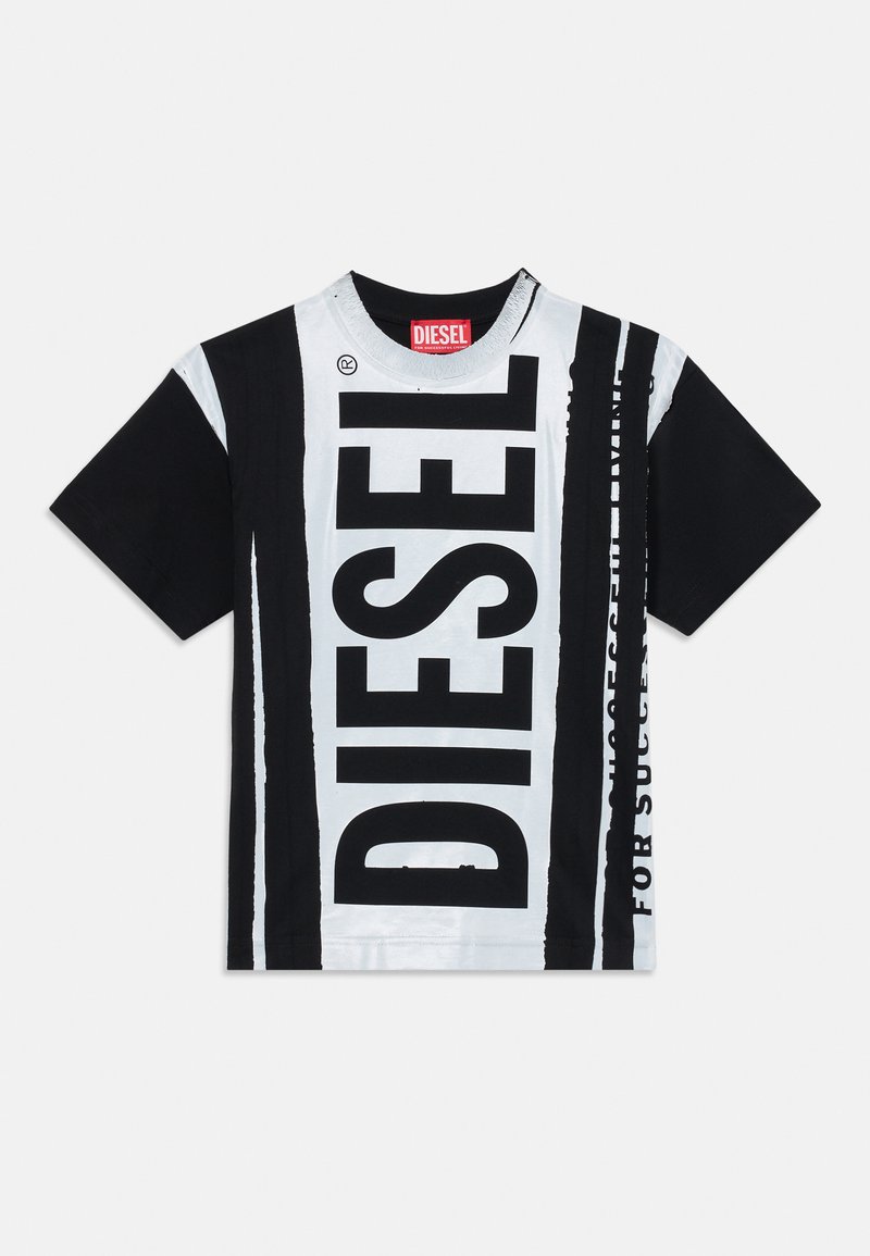 Diesel T-shirt print zwart Diesel T-shirt print zwart