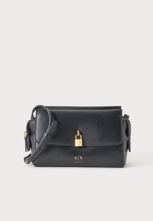 Armani Exchange, MESSENGER BAG - Чанта за носене през рамо - black