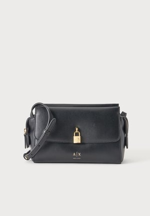 Armani Exchange, MESSENGER BAG - Чанта за носене през рамо - black